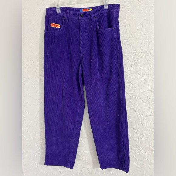 Empyre Other - Empyre Y2K Vintage Purple Corduroy Skater Baggy Pants Loose Fit 30X28